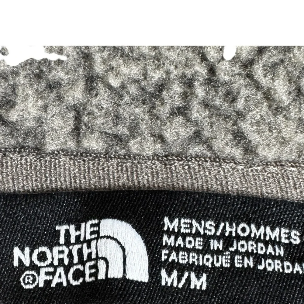 The North Face Mens Gray Quarter Zip Pullover Sweater‎ Fleece Jacket Medium